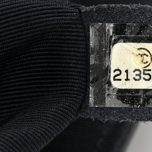 Chanel Calfskin Quilted Bi-Color Jumbo Flap Blue Black CC Turn Lock Shoulder Bag - Picture 10 of 10